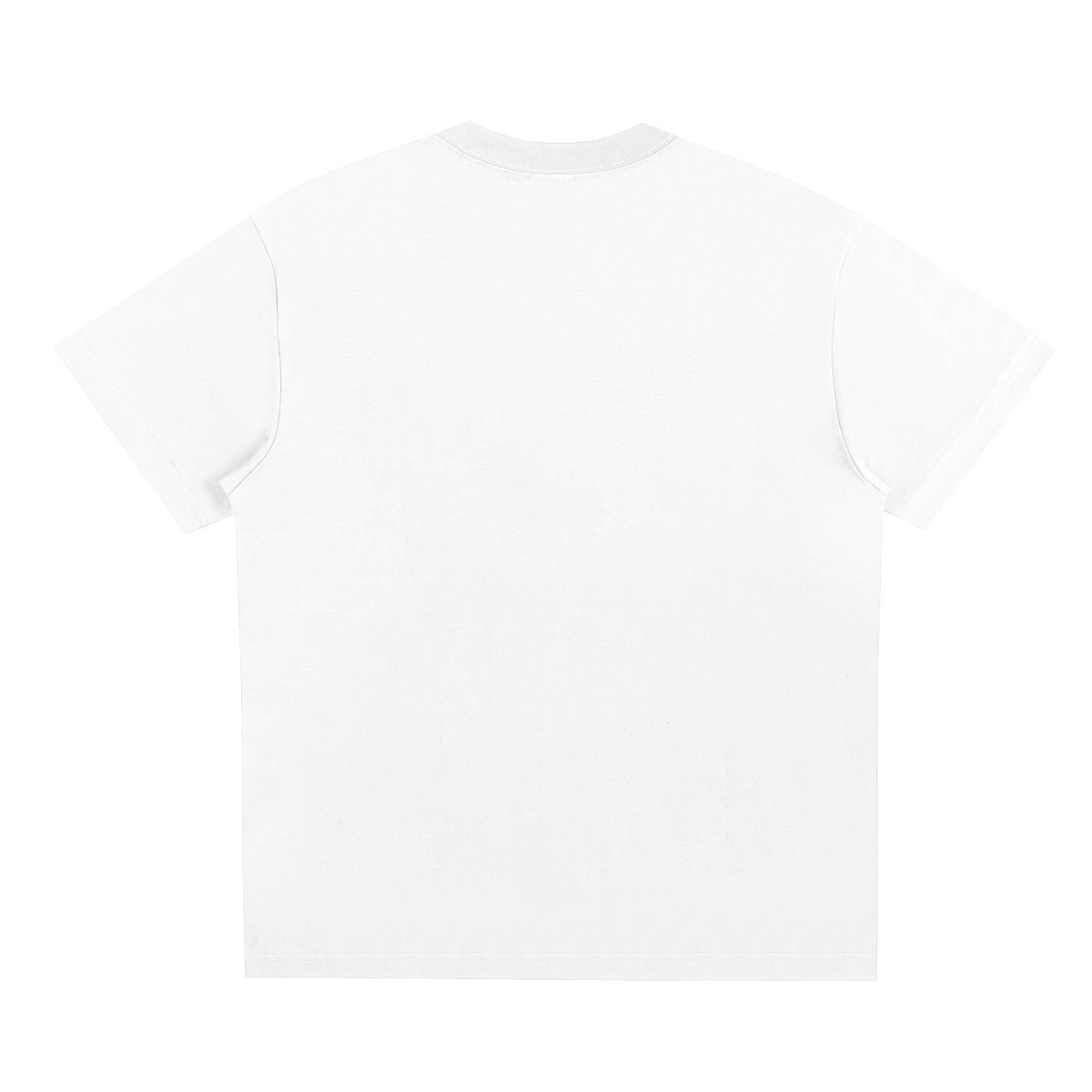 SLUDGE BLOCK GRADIENT T-SHIRT - WHITE

