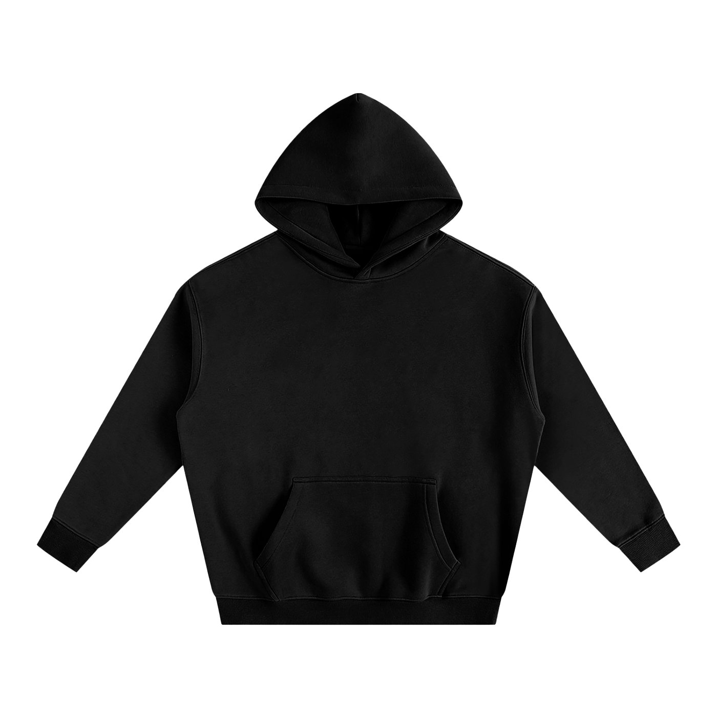 SLUDGE Holo Letter Hoodie – Black - Front