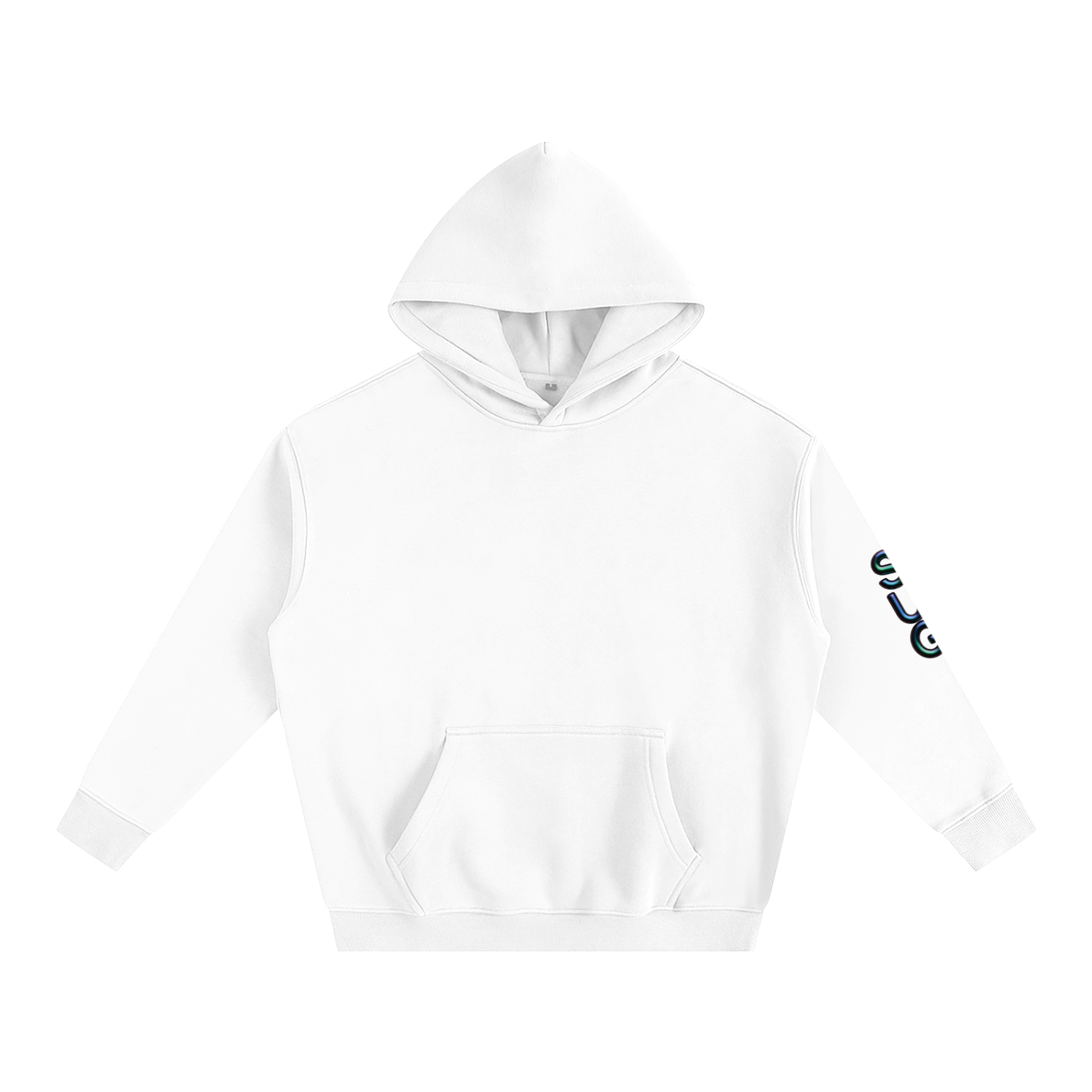 SLUDGE Prism Hoodie – Arctic White - Front