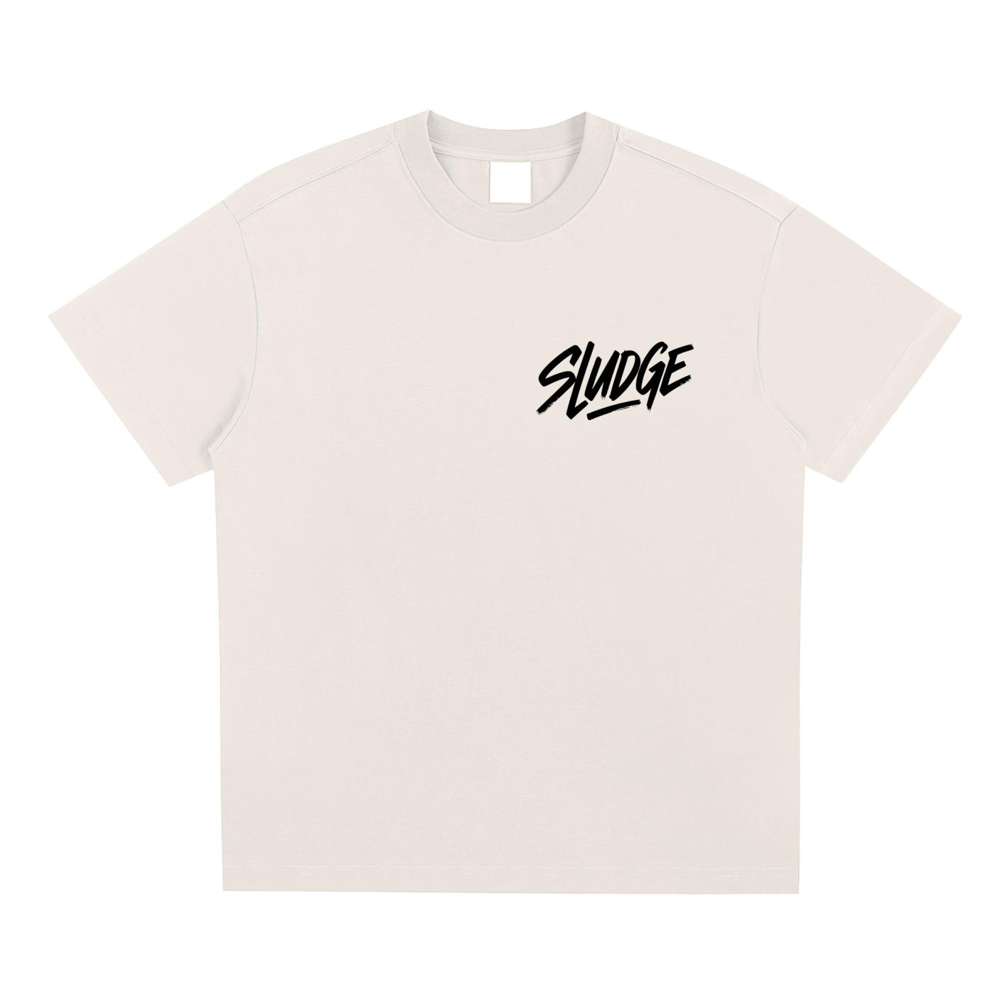 SLUDGE SIGNATURE LOGO T-SHIRT - Apricot