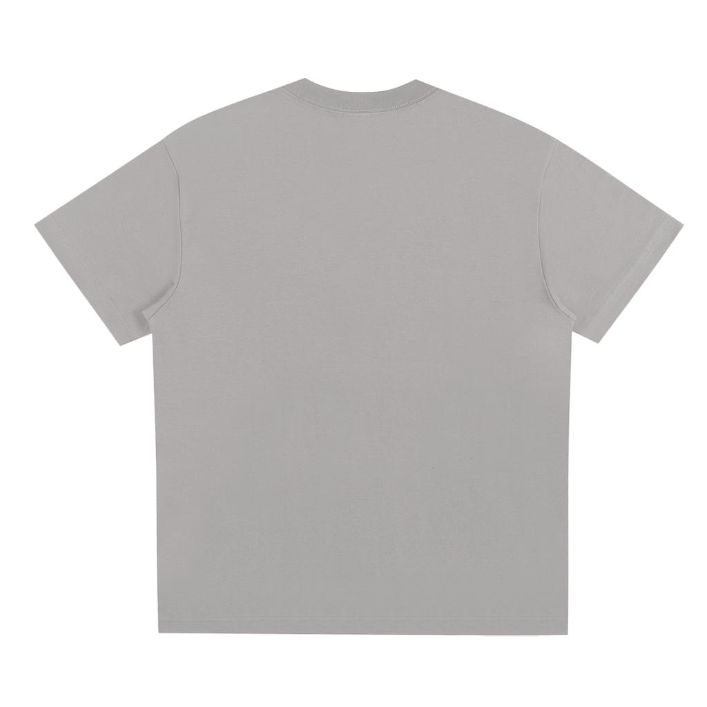 SLUDGE SIGNATURE LOGO T-SHIRT - Grey - Back