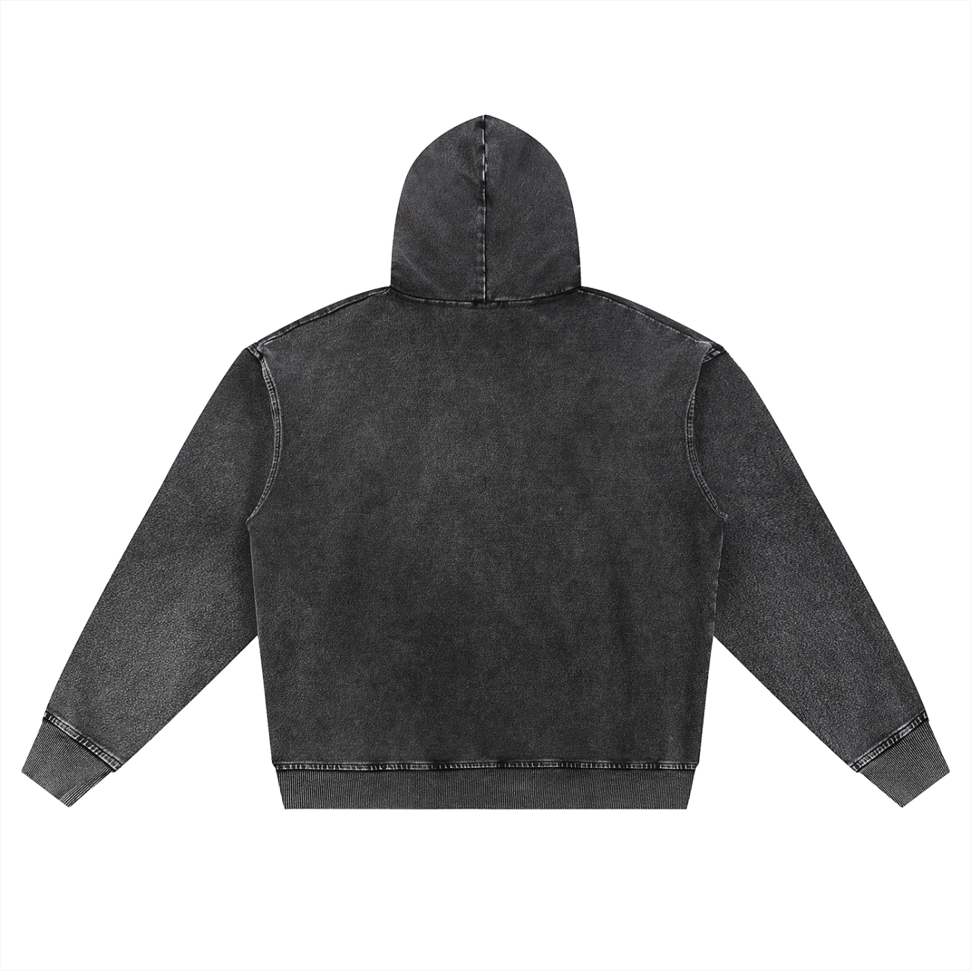 Black hoodie on a white background