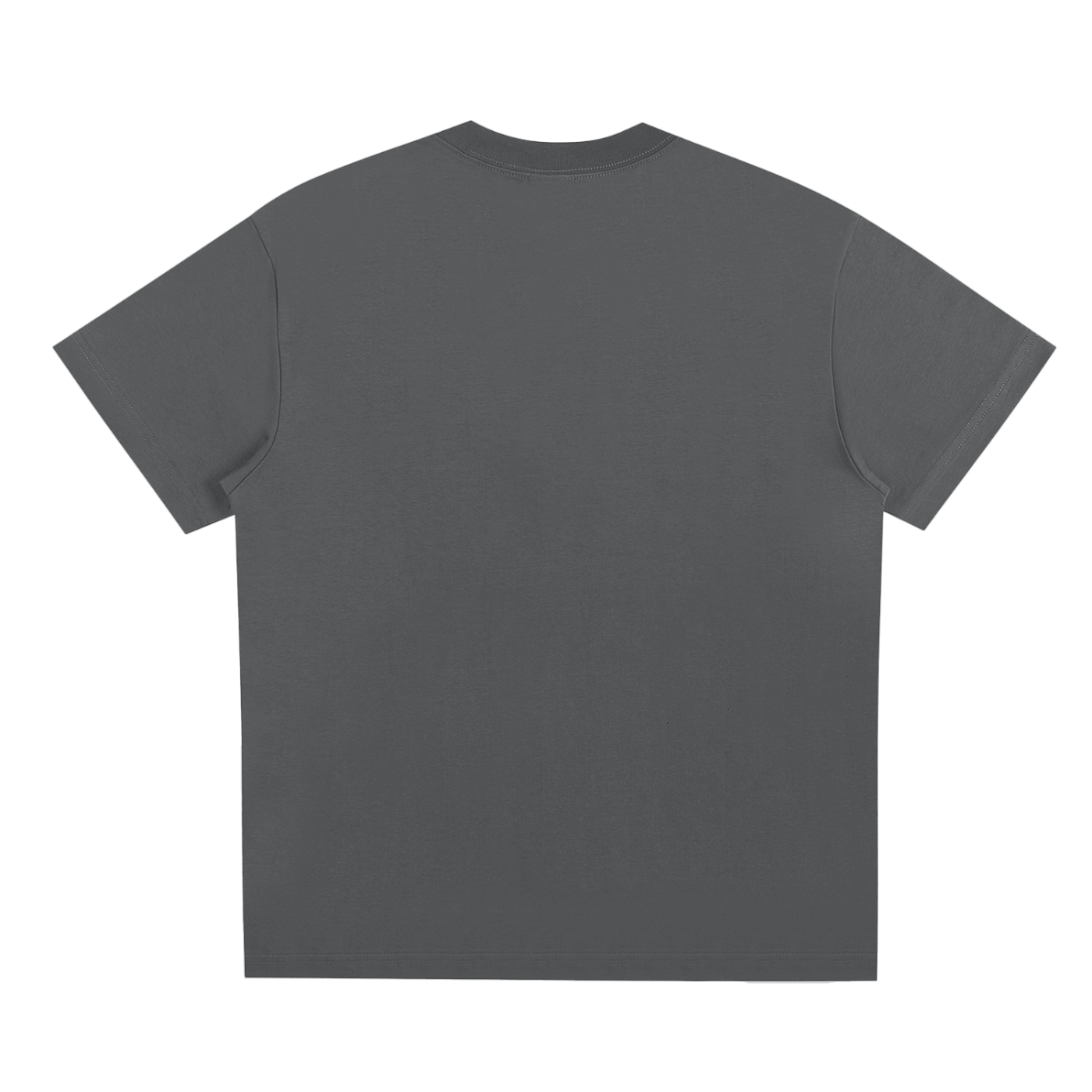 Plain gray t-shirt on a white background